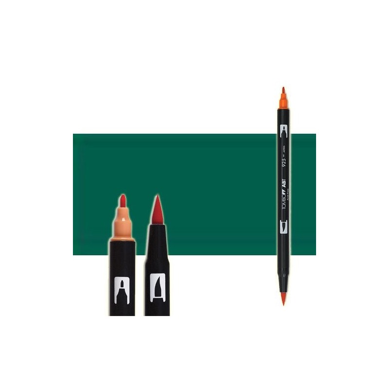 Material Bellas Artes-Dibujo-Rotulador Tombow Sea Green doble punta pincel 