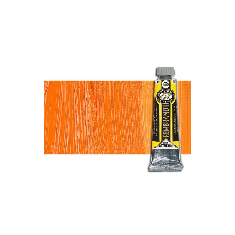 Material Bellas Artes - Pintura - Óleo Rembrandt color Anaranjado Cadmio (40 ml.) | totenart.com
