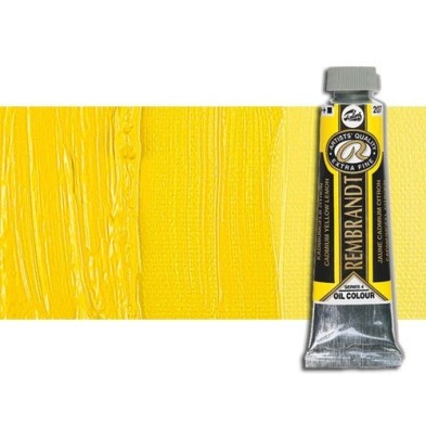 Material Bellas Artes - Pintura - Óleo Rembrandt color Amarillo Permanente Claro (40 ml.) | totenart.com