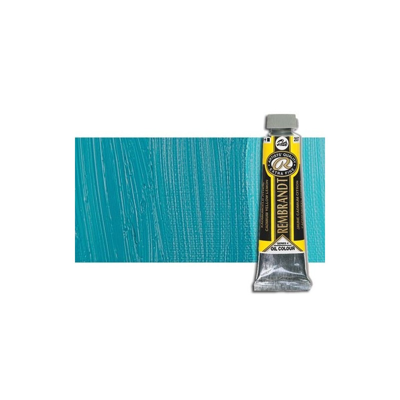 Material Bellas Artes - Pintura - Óleo Rembrandt color Azul Turquesa (40 ml.) | totenart.com