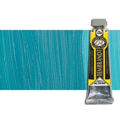 Material Bellas Artes - Pintura - Óleo Rembrandt color Azul Turquesa Ftalo (40 ml.) | totenart.com