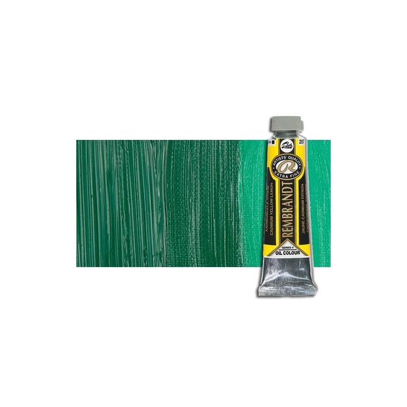 Material Bellas Artes - Pintura - Óleo Rembrandt color Verde Permanente Oscuro (40 ml.) | totenart.com