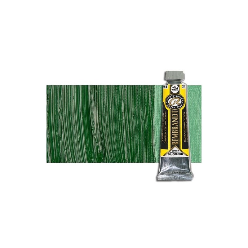 Material Bellas Artes - Pintura - Óleo Rembrandt color Verde Cinabrio Oscuro (40 ml.) | totenart.com