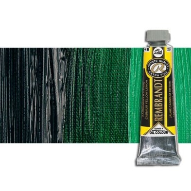 Material Bellas Artes - Pintura - Óleo Rembrandt color Verde Ftalo Amarillo (40 ml.) | totenart.com