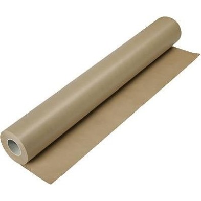 Papel Rollo Kraft Verjurado Marron, 1x25 mts.