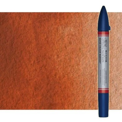 Material Bellas Artes - Pintura - Rotulador de acuarela rojo tostado Winsor & Newton doble punta pincel | totenart.com