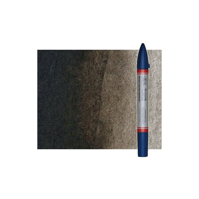 Material Bellas Artes - Pintura - Rotulador de acuarela sepia Winsor & Newton doble punta pincel | totenart.com