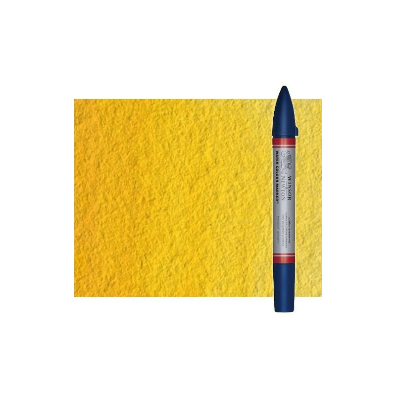 Material Bellas Artes - Pintura - Rotulador de acuarela tono amarillo de cadmio Winsor & Newton doble punta pincel | totenart.co