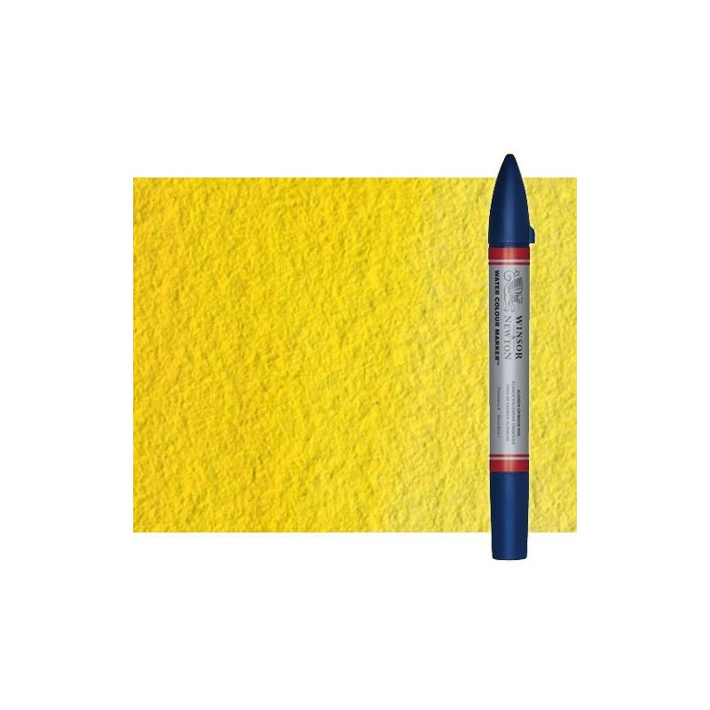 Material Bellas Artes - Pintura - Rotulador de acuarela tono amarillo de cadmio claro Winsor & Newton doble punta pincel | toten