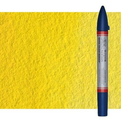 Material Bellas Artes - Pintura - Rotulador de acuarela tono amarillo de cadmio claro Winsor & Newton doble punta pincel | toten