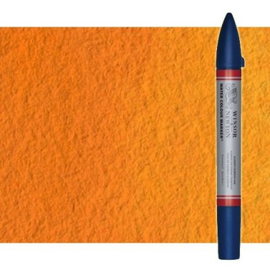 Material Bellas Artes - Pintura - Rotulador de acuarela naranja de cadmio tono Winsor & Newton doble punta pincel | totenart.com
