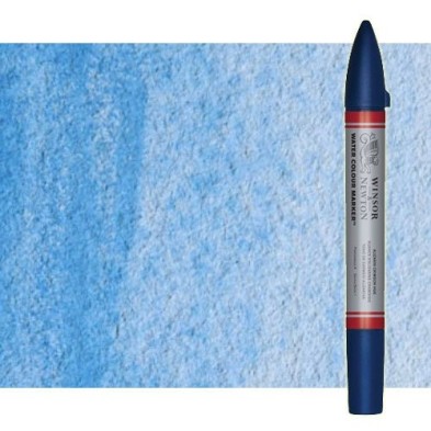 Material Bellas Artes - Pintura - Rotulador de acuarela azul claro Winsor & Newton doble punta pincel | totenart.com
