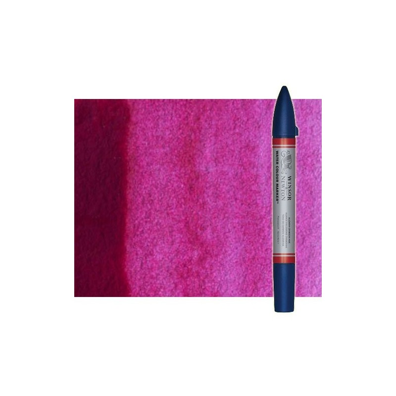 Material Bellas Artes - Pintura - Rotulador de acuarela magenta quinacridona Winsor & Newton doble punta pincel | totenart.com