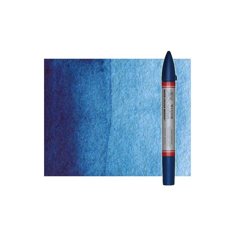 Material Bellas Artes - Pintura - Rotulador de acuarela turquesa Winsor & Newton doble punta pincel | totenart.com