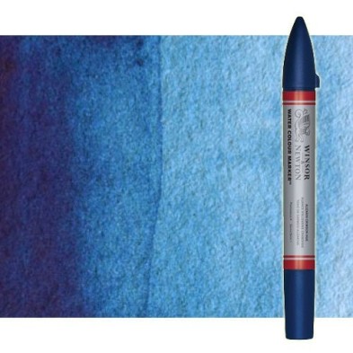 Material Bellas Artes - Pintura - Rotulador de acuarela turquesa Winsor & Newton doble punta pincel | totenart.com