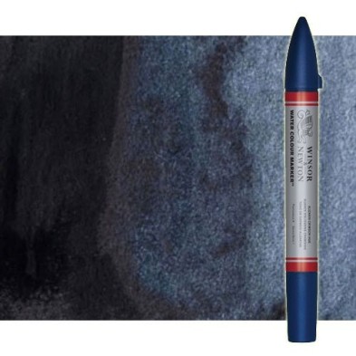 Material Bellas Artes - Pintura - Rotulador de acuarela gris de payne Winsor & Newton doble punta pincel | totenart.com