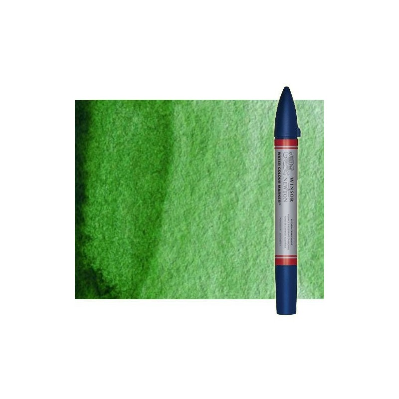 Material Bellas Artes - Pintura - Rotulador de acuarela Verde hooker Winsor & Newton doble punta pincel | totenart.com