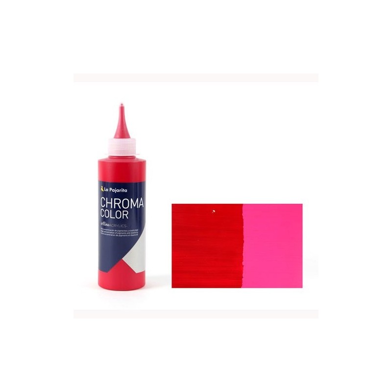 Material Bellas Artes - Pintura - Acrílico La Pajarita 07 Carmín de Alizarina Chroma Color (200 ml.) | totenart.com