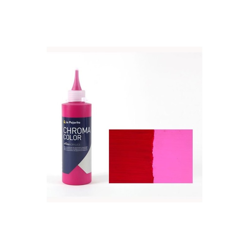Material Bellas Artes - Pintura - Acrílico La Pajarita 08 Magenta Primario Chroma Color (200 ml.) | totenart.com