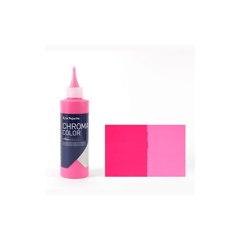 Material Bellas Artes - Pintura - Acrílico La Pajarita 09 Magenta Claro Chroma Color (200 ml.) | totenart.com