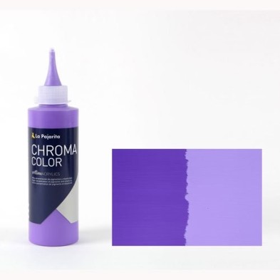 Material Bellas Artes - Pintura - Acrílico La Pajarita 10 Violeta Chroma Color (200 ml.) | totenart.com