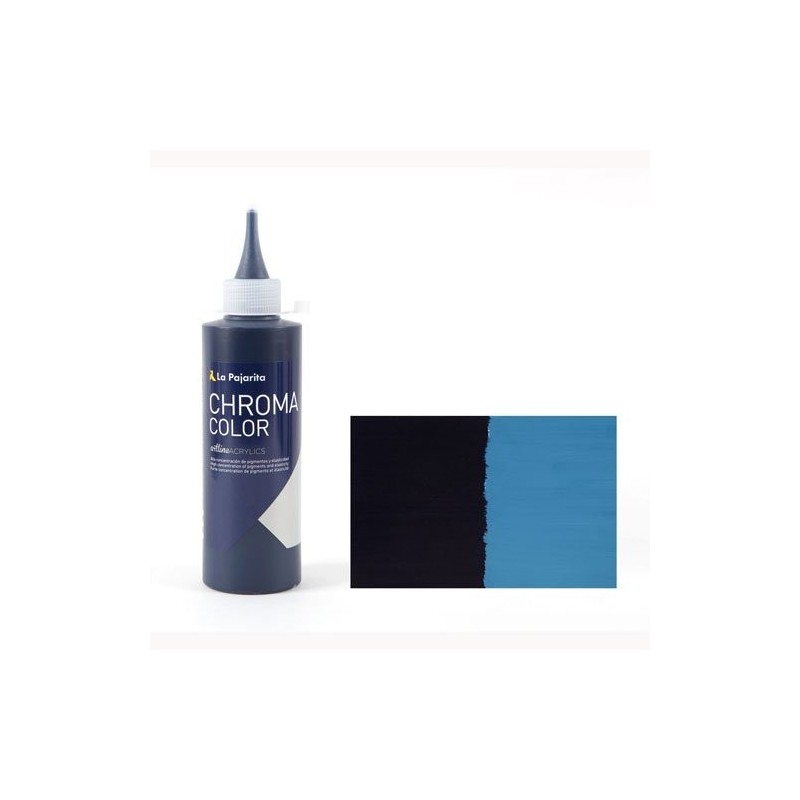 Material Bellas Artes - Pintura - Acrílico La Pajarita 12 Azul de Prussia Chroma Color (200 ml.) | totenart.com