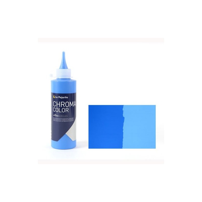 Material Bellas Artes - Pintura - Acrílico La Pajarita 15 Azul Cobalto Chroma Color (200 ml.) | totenart.com