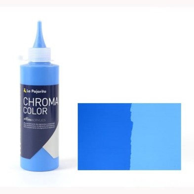 Material Bellas Artes - Pintura - Acrílico La Pajarita 15 Azul Cobalto Chroma Color (200 ml.) | totenart.com