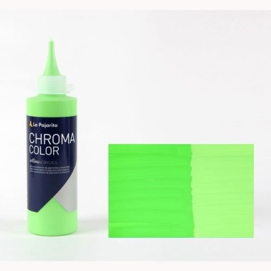 Material Bellas Artes - Pintura - Acrílico La Pajarita 25 Verde Claro Chroma Color (200 ml.) | totenart.com
