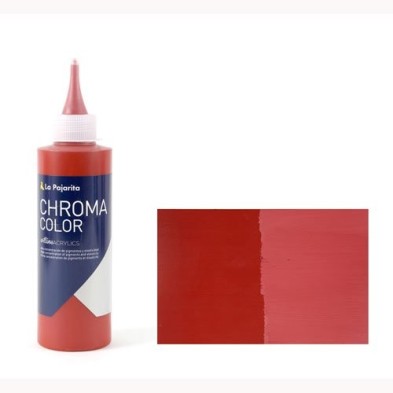 Material Bellas Artes - Pintura - Acrílico La Pajarita 28 Rojo Óxido de Hierro Chroma Color (200 ml.) | totenart.com