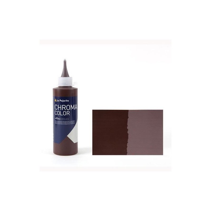 Material Bellas Artes - Pintura - Acrílico La Pajarita 31 Tierra de Sombra Tostada Chroma Color (200 ml.) | totenart.com
