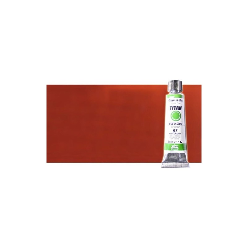 Material Bellas Artes - Pintura - Óleo Titan extra fino color rojo inglés claro (20 ml) | totenart.com