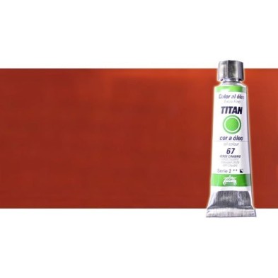 Material Bellas Artes - Pintura - Óleo Titan extra fino color rojo inglés claro (20 ml) | totenart.com