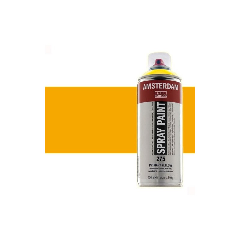 Material Bellas Artes - Pintura - Acrílico en spray Amarillo Azo Oscuro 270 Amsterdam 400 ml. | totenart.com