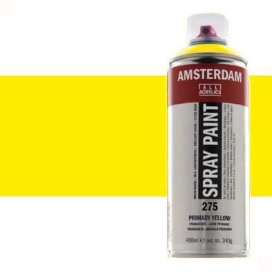 Material Bellas Artes - Pintura - Acrílico en spray Amarillo Primario 275 Amsterdam 400 ml. | totenart.com