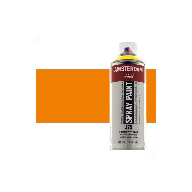 Material Bellas Artes - Pintura - Acrílico en spray Anaranjado Azo 276 Amsterdam 400 ml. | totenart.com