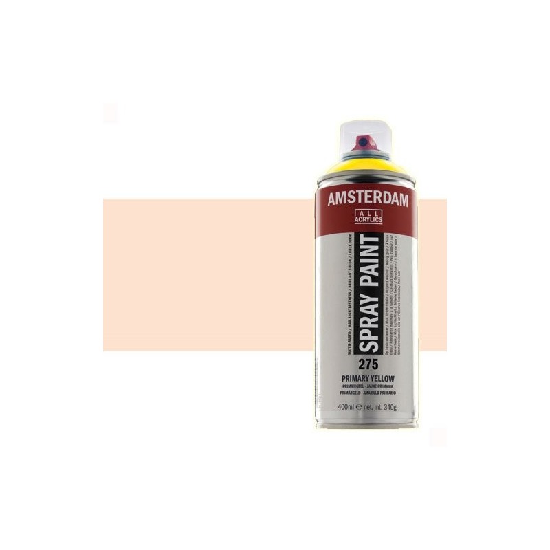 Material Bellas Artes - Pintura - Acrílico en spray Amarillo Nápoles Rojo Claro 292 Amsterdam 400 ml. | totenart.com
