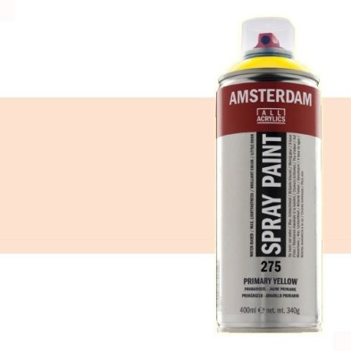 Material Bellas Artes - Pintura - Acrílico en spray Amarillo Nápoles Rojo Claro 292 Amsterdam 400 ml. | totenart.com