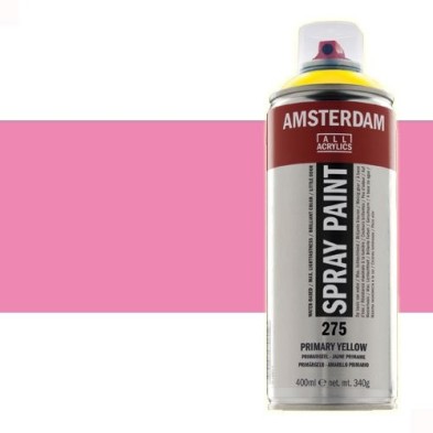 Material Bellas Artes - Pintura - Acrílico en spray Rosa Quinacridona Claro 385 Amsterdam 400 ml. | totenart.com