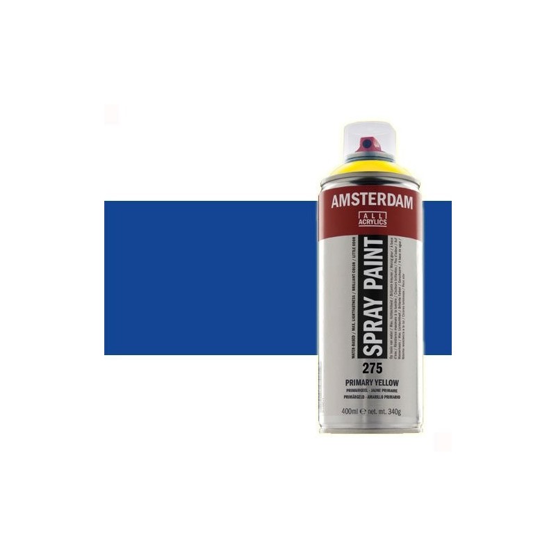 Material Bellas Artes - Pintura - Acrílico en spray Azul Ultramar 504 Amsterdam 400 ml. | totenart.com