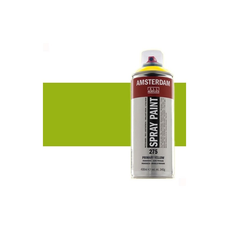 Material Bellas Artes - Pintura - Acrílico en spray Verde Amarillo 617 Amsterdam 400 ml. | totenart.com