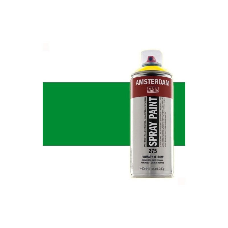 Material Bellas Artes - Pintura - Acrílico en spray Verde Permanente Claro 618 Amsterdam 400 ml. | totenart.com