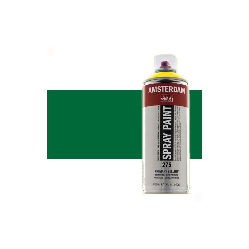 Material Bellas Artes - Pintura - Acrílico en spray Verde Permanente Oscuro  619 Amsterdam 400 ml. | totenart.com