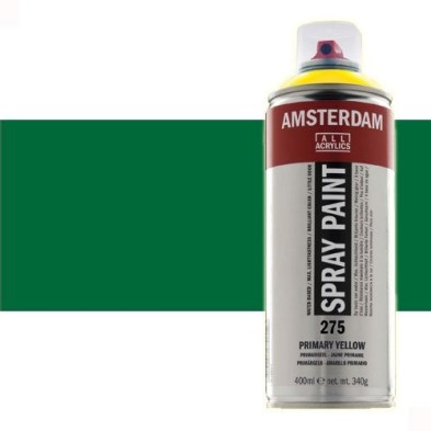 Material Bellas Artes - Pintura - Acrílico en spray Verde Permanente Oscuro  619 Amsterdam 400 ml. | totenart.com
