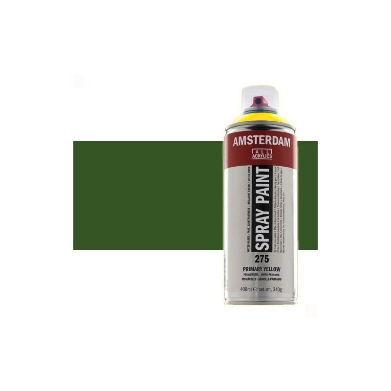 Material Bellas Artes - Pintura - Acrílico en spray Verde Oliva Oscuro 622 Amsterdam 400 ml. | totenart.com
