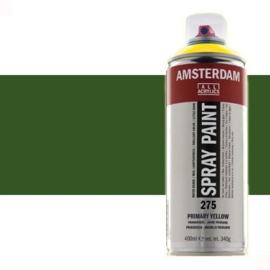Material Bellas Artes - Pintura - Acrílico en spray Verde Oliva Oscuro 622 Amsterdam 400 ml. | totenart.com