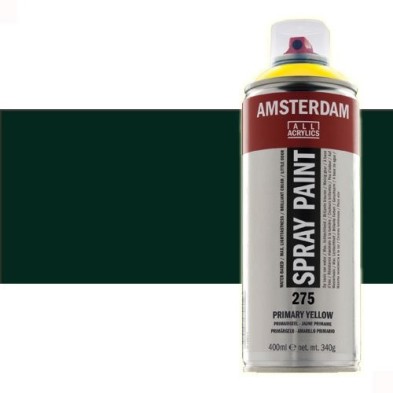 Material Bellas Artes - Pintura - Acrílico en spray Negro Óxido 735 Amsterdam 400 ml. | totenart.com