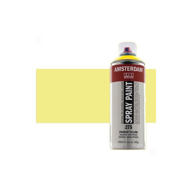 Material Bellas Artes - Pintura - Acrílico en spray Oro Claro 802 Amsterdam 400 ml. | totenart.com