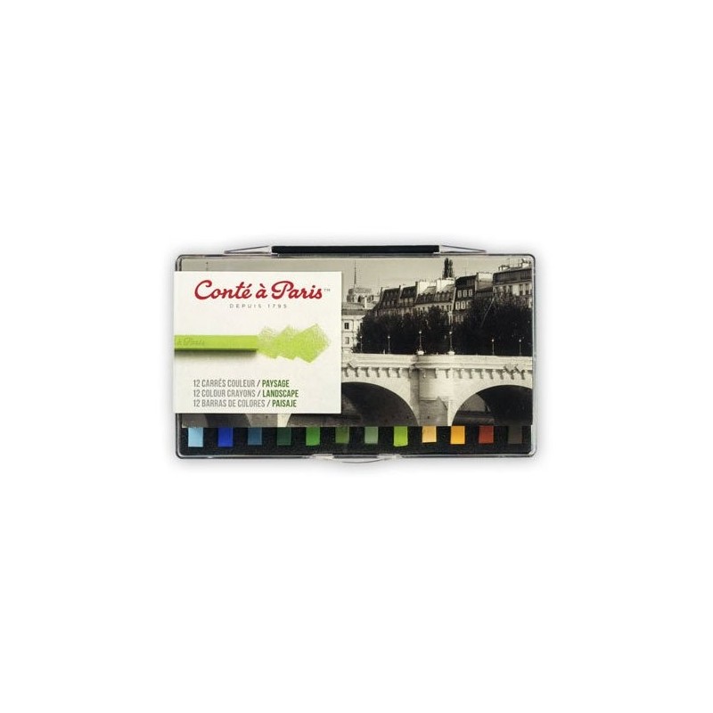 Material Bellas Artes - Dibujo - Caja Carres Conte 12 uds. selección paisaje | totenart.com