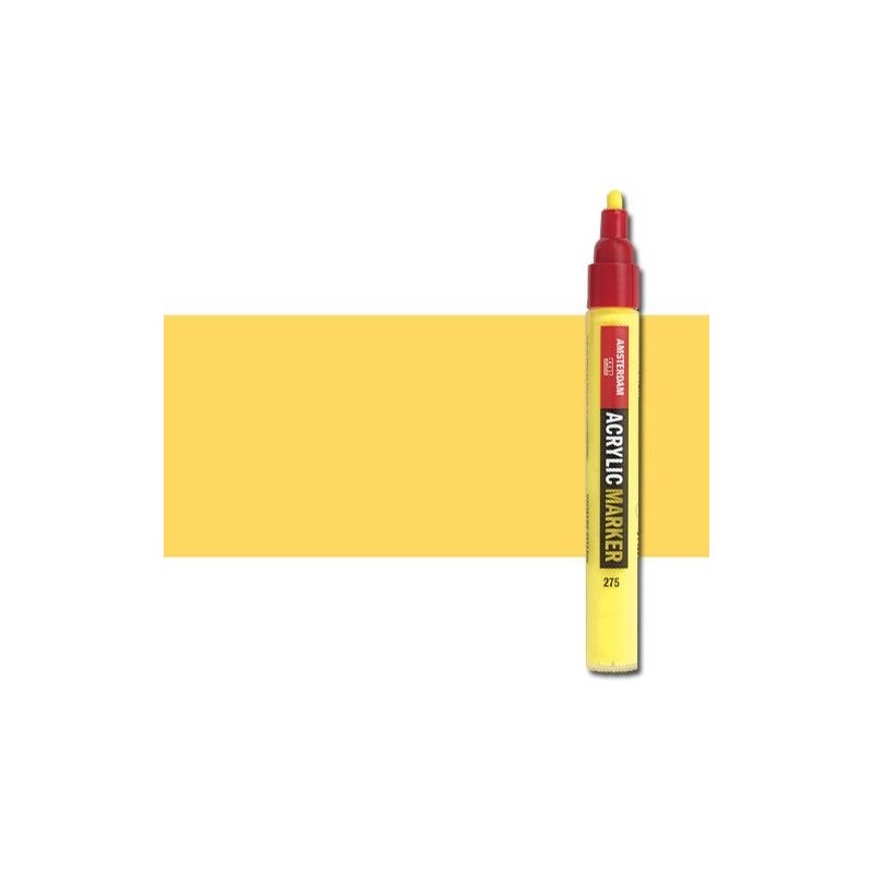 Material Bellas Artes - Pintura - Rotulador acrilico Amsterdam color amarillo napoles oscuro 223 (4 mm.) | totenart.com